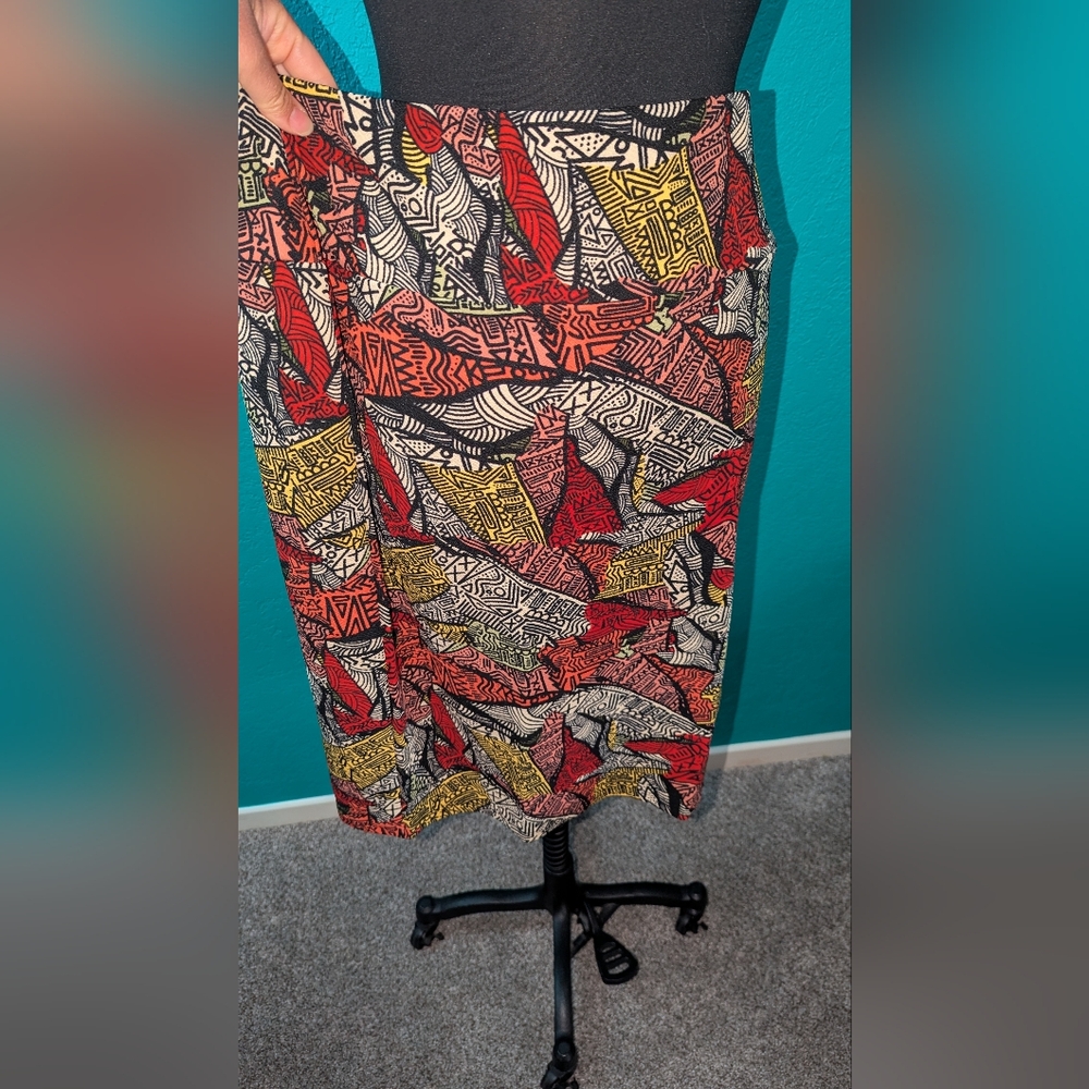 Colorful Patterned Women's Skirt